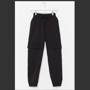 Nasty Gal Joggers Sweatpants Black in M